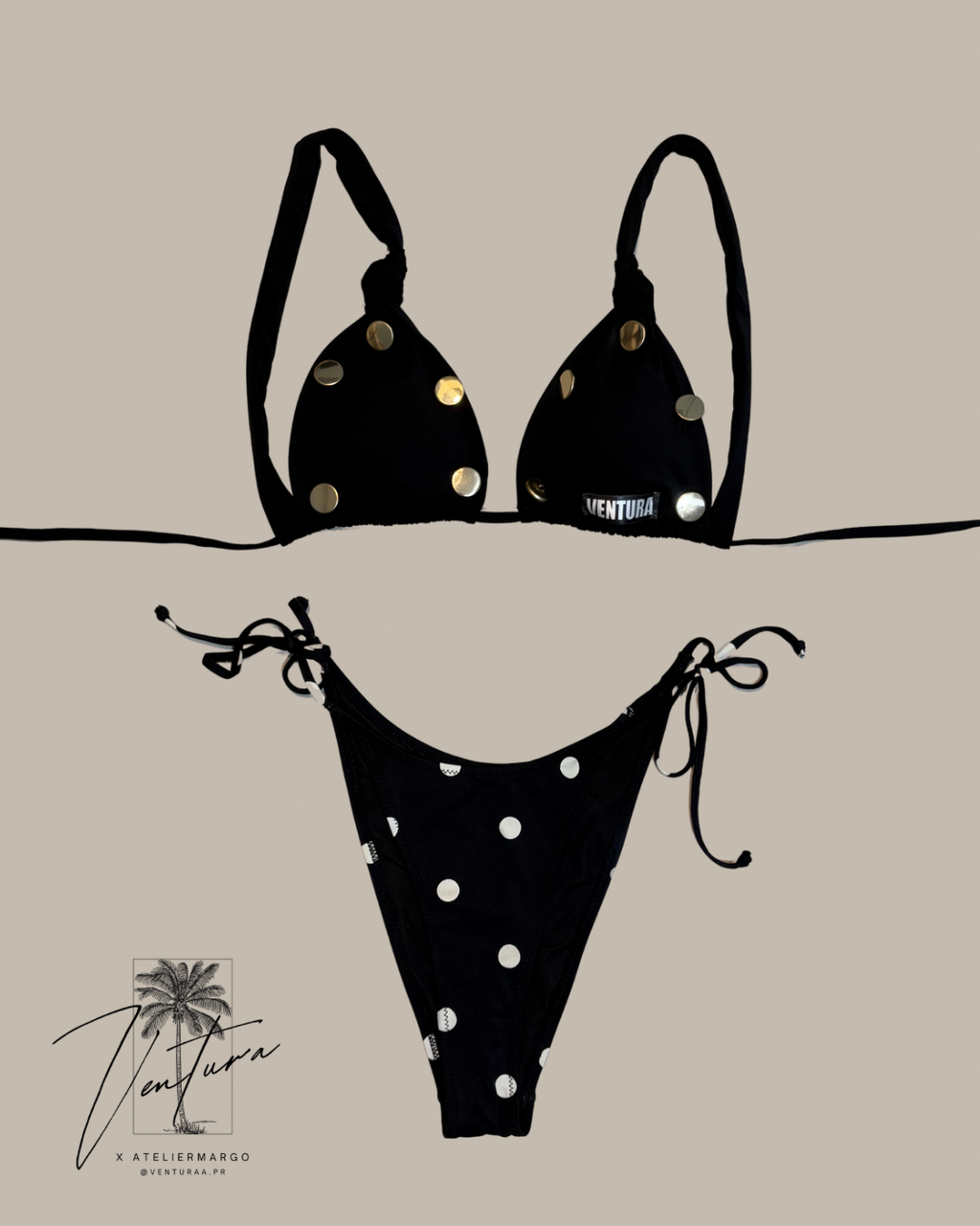 GOLDEN DOT BIKINI SET