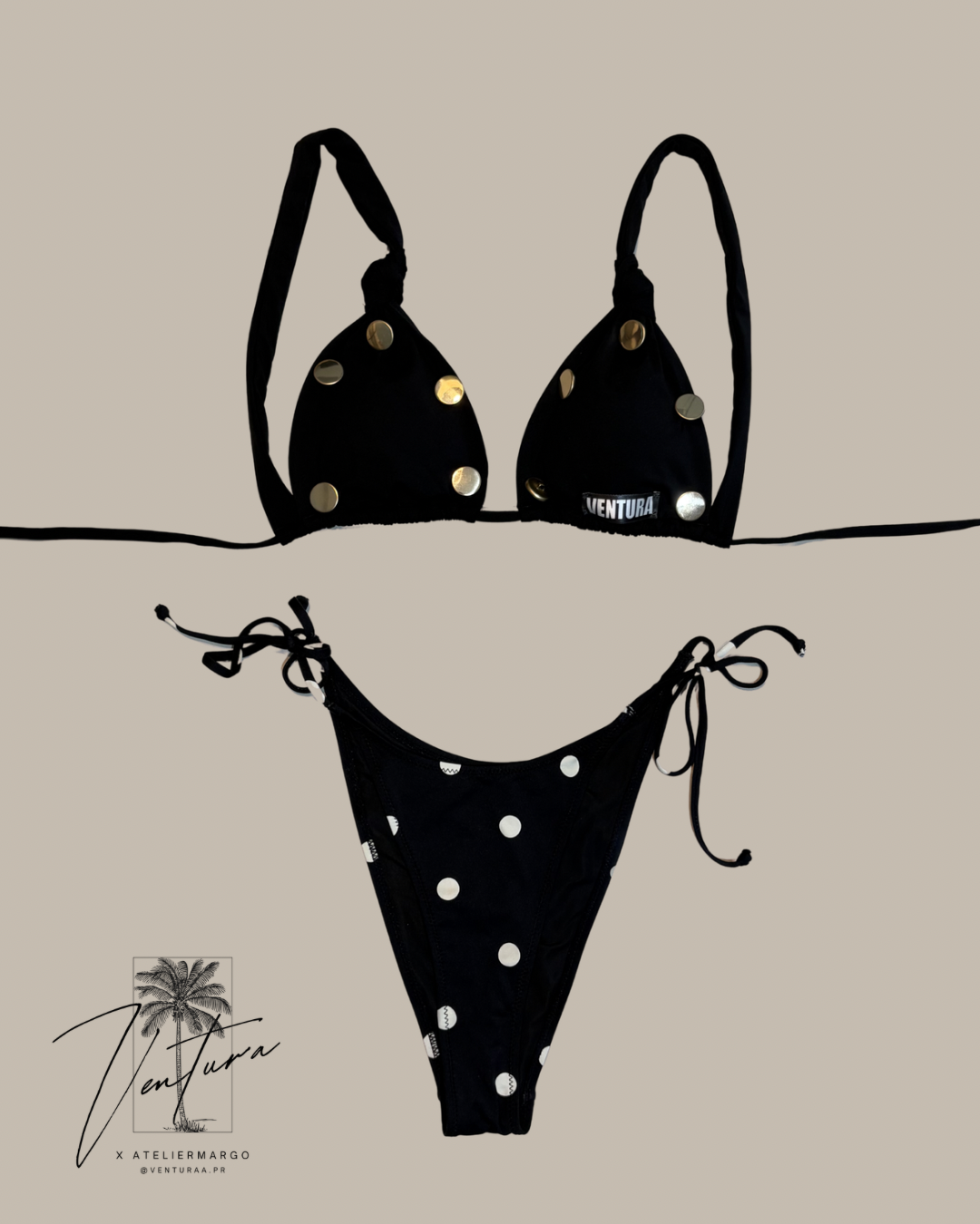 GOLDEN DOT BIKINI SET